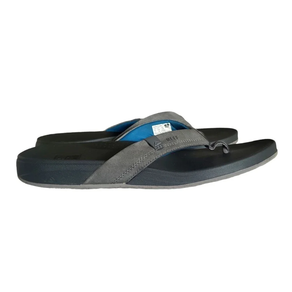 Reef CUSHION SPRING Casual Flip Flop Sandals CI3635 Gray Men's Size 13